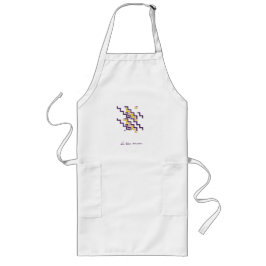 Avental Longo Bobos Sunset Glitch