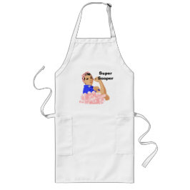 Avental Longo Bolhas de sabão super personalizadas de Soaper