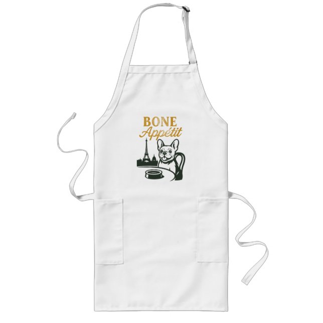 Avental Longo Bone Appétit Frenchie Apron (Frente)