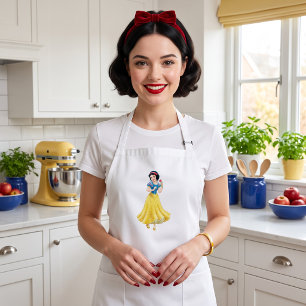 Avental Longo Branca de Neve