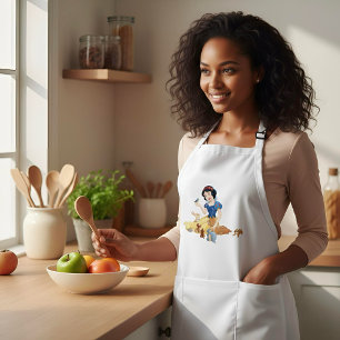 Avental Longo Branca de Neve Longa Apron