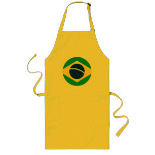 Avental Longo Brasil: Bandeira Apron