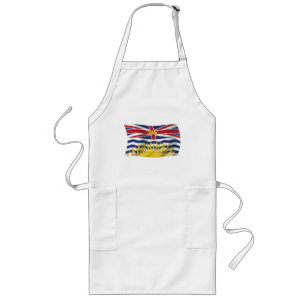 Avental Longo British Columbia Flag Apron