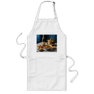 Avental Longo Brunch Bliss: Mimosas e Frango e Waffles Deligh