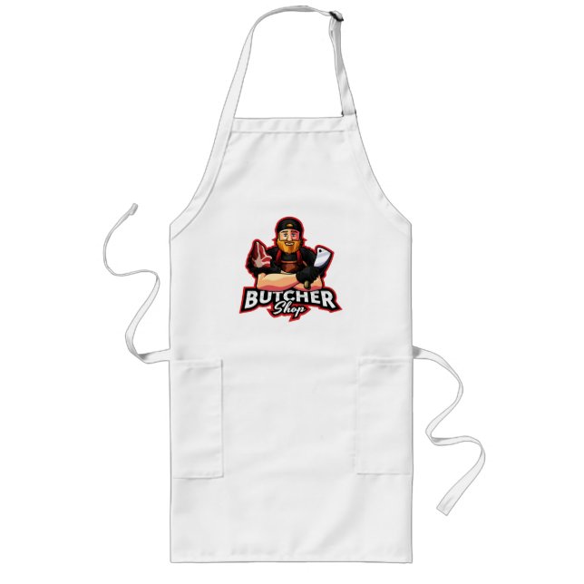 Avental Longo Butcher's Delight Apron - Artista Culinária (Frente)