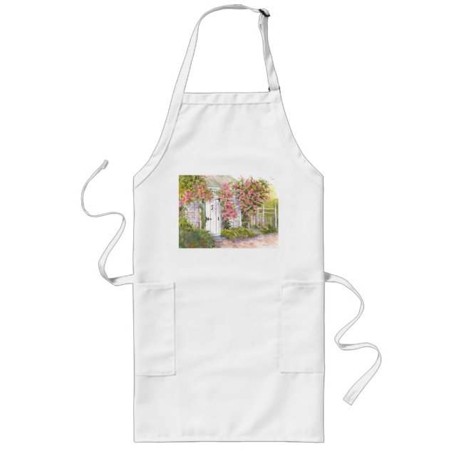Avental Longo Cabo Cod Chatham Rosa Cottage Apron (Frente)