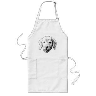 Avental Longo Cachorro da História da Cozinha