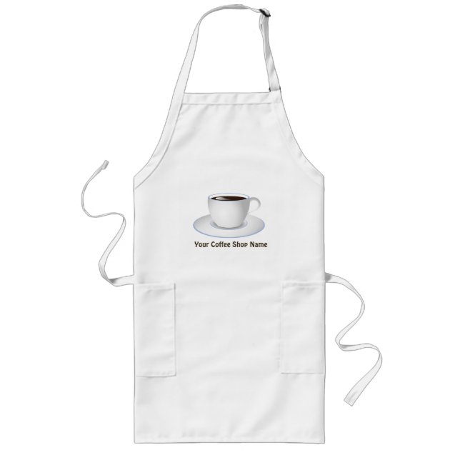 Avental Longo Café Café Funcionarios Café Café Compro Café Apron (Frente)
