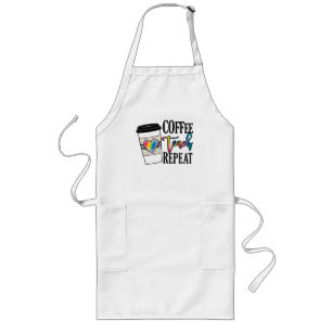 Avental Longo Café, Ensino, Repetir