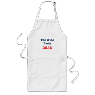 Avental Longo Camarote de Vinho Partido 2026 Camiseta Divertida