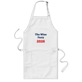 Avental Longo Camarote de Vinho Partido 2026 Camiseta Divertida