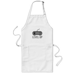 Avental Longo Camiseta Level Up Retro Gaming