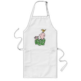 Avental Longo Cartoon Bird Watcher & Bird