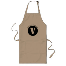 Avental Longo Certified Vegan Chef Apron