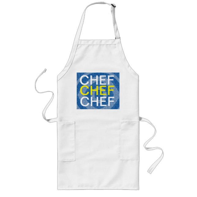 Avental Longo Chef chef chef (Frente)