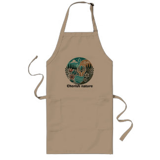 Avental Longo Cherish nature apron