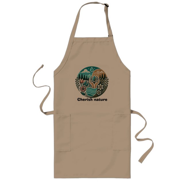 Avental Longo Cherish nature apron (Frente)