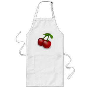 Avental Longo Cherries Apron
