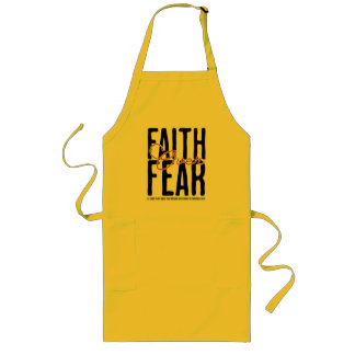 Avental Longo Christian Apron com mensagem de fé