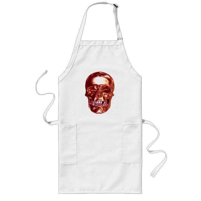 Avental Longo Chrome Skull Apron (Frente)