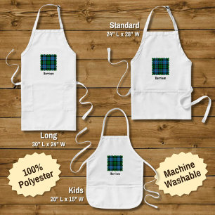 Avental Longo Clan Morrison caçando Tartan Apron