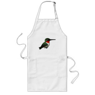 Avental Longo colibri Rubi-throated