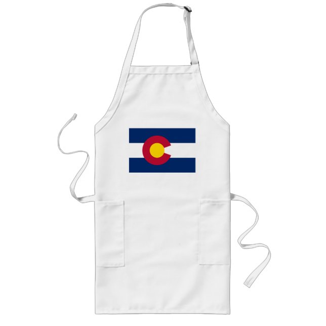 Avental Longo Colorado Flag The Centennial State Long Apron (Frente)