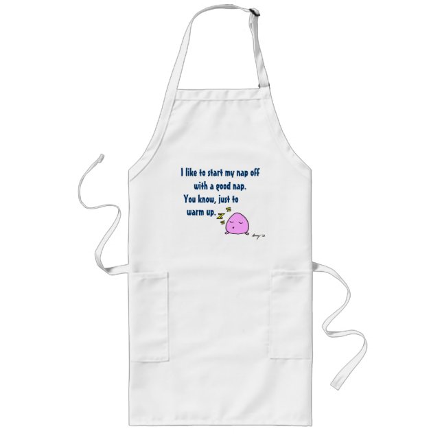 Avental Longo 'Começar Meu Sonho Com Um Bom Sono' Apron (Frente)