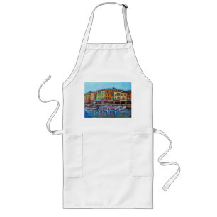 Avental Longo Cores de Cassis Long Apron por Lisa Lorenz