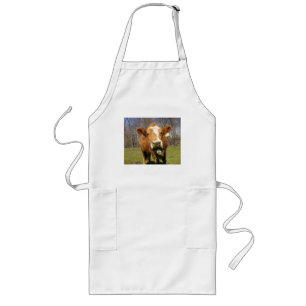 Avental Longo Cow Apron