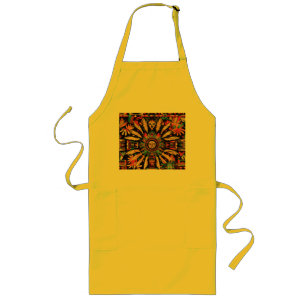 Avental Longo Cozinha tradicional ciano "Aztec Dream"