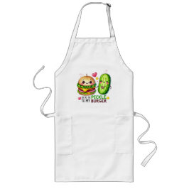 Avental Longo 🍔 🥒 Cozinhar Bonito e Engraçado Apron - "Você é