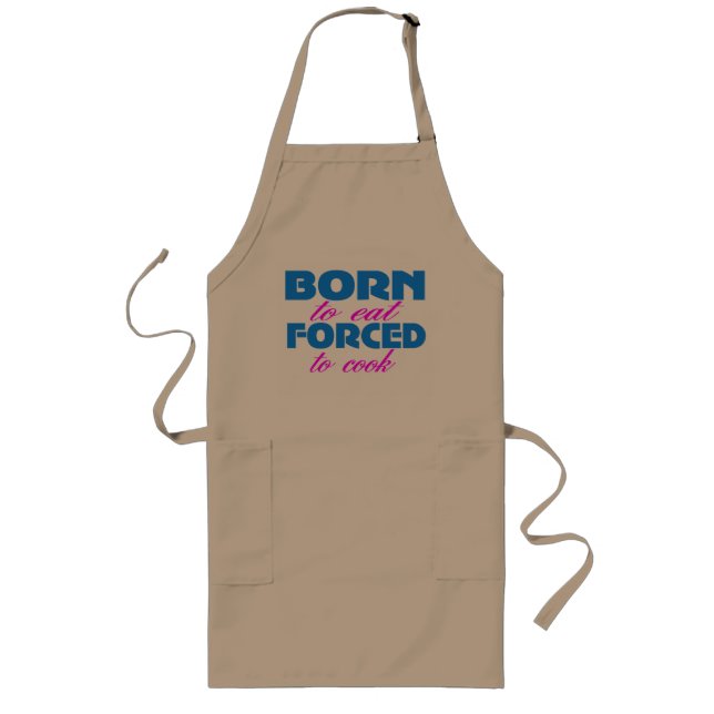 Avental Longo Cozinhar Engraçado Apron - Presentes de Gag de Coz (Frente)