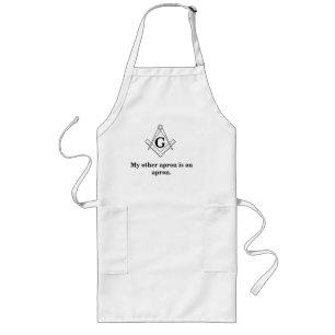 Avental Longo Cozinhar Masonic Apron