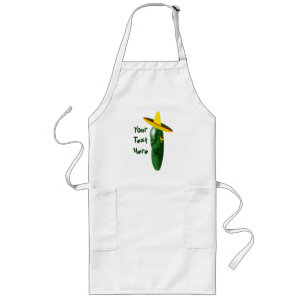 Avental Longo Dança de Homem-Pimenta-Quente Apron