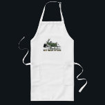 Avental Longo Deer Hunter | Canhões | Melhor Pai Nunca | Camufla<br><div class="desc">Este design apresenta um veado em uma cor de camuflagem em uma floresta. Também tem a palavra "Melhor Pai Nunca". É um presente perfeito para um pai de caçadores de veados em Dias de os pais,  Aniversário,  Natal ou qualquer outra ocasião.</div>