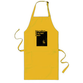 Avental Longo Deixe-me flutuar no meu próprio espaço