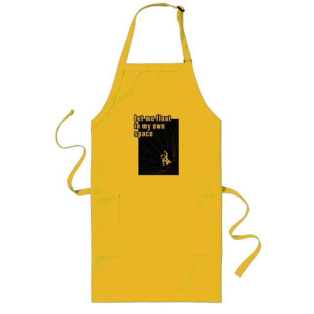 Avental Longo Deixe-me flutuar no meu próprio espaço (Frente)