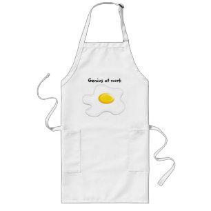 Avental Longo Delantal simpático para genios de la cocina