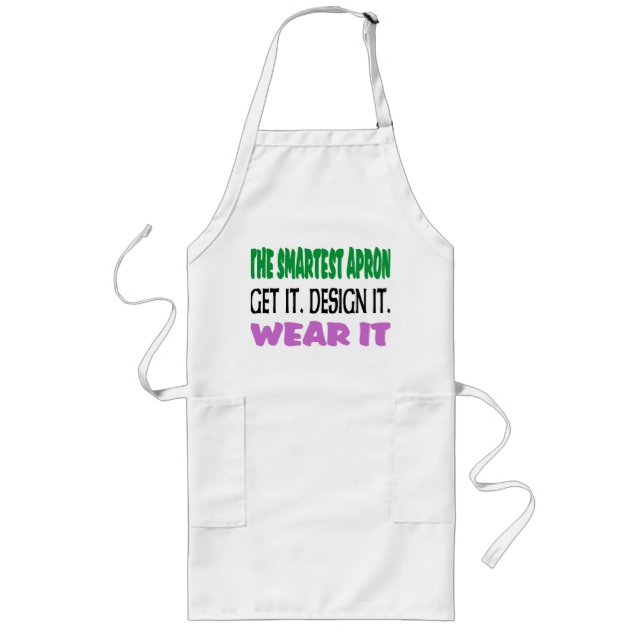 Avental Longo Design seu Próprio CHURRASCO Apron (Frente)