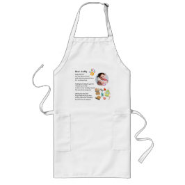 Avental Longo Dia de os pais Pai Prender meu Pai de mão FOTO PRE