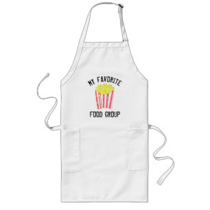 Avental Longo Divertimento bonito das microplaquetas (batatas