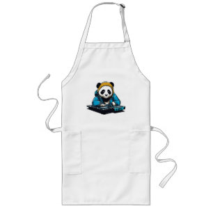 Avental Longo DJ Kawaii Panda
