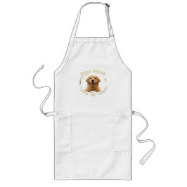Avental Longo Dog Mom — Golden Retriever Portrait Tee