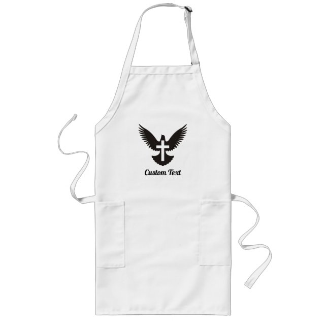 Avental Longo Dove com Cross Long Apron (Frente)
