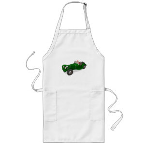 Avental Longo Driver Santa Claus Happy Jaguar SS 90