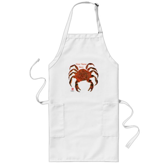 Avental Longo Dungeness Crab - Long Apron (Frente)