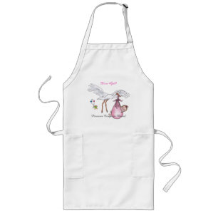 Avental Longo É uma garota! Apron para a mãe