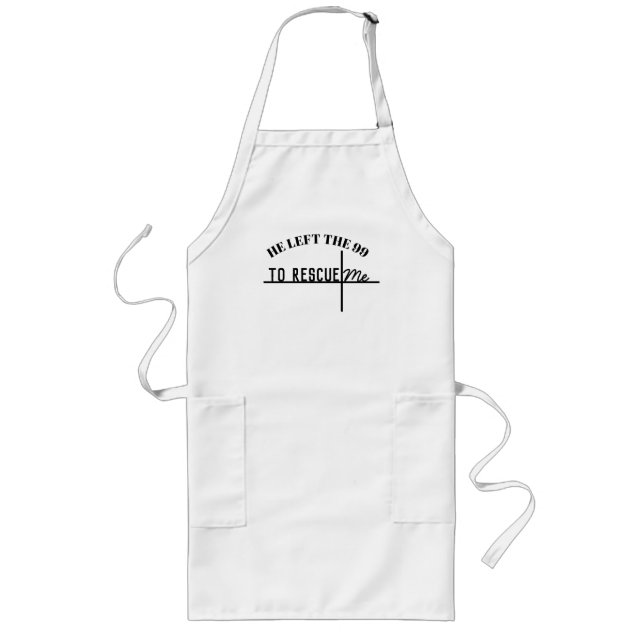 Avental Longo Ele Deixou Os 99 Para Me Recuperar A Bíblia Inspir (Frente)