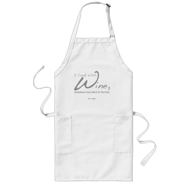 Avental Longo Engraçado Cozinha longa Apron (Frente)